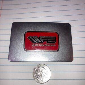 WFE Whit Farm Equipment belt buckle